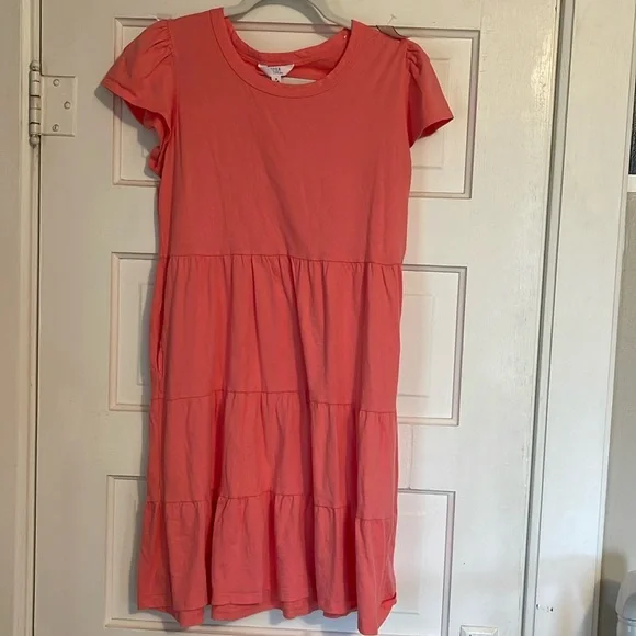 Time and Tru | Dresses | Time And Tru Womens Short Sleeve Tiered Knit Dress Small Nwot Coral Pink Tee | Poshmark Time and Tru | Dresses | Time And Tru Womens Short Sleeve Tiered Knit Dress Small Nwot Coral Pink Tee | Poshmark